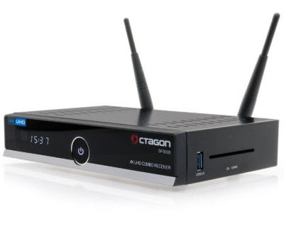 Octagon SF8008 4K UHD Linux E2 DVB-S2X & DVB-C/T2 Combo Receiver
