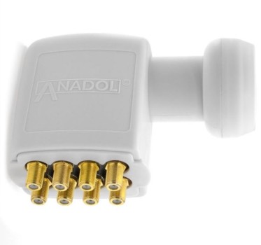 Anadol Gold Line Octo LNB 0.1 dB (inklusive 16 vergoldete F-Stecker)