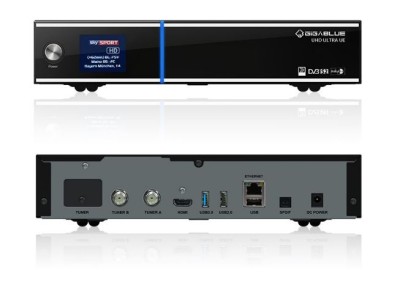 GigaBlue UHD UE 4K Linux E2 Sat Receiver 2x DVB-S2 FBC Tuner