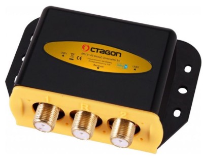 Octagon DiSEqC Schalter 2/1 Optima ODS 21-02 HQ Gold
