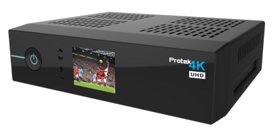 Protek 4K UHD V2 Linux E2 Sat Receiver 1x DVB-S2X & 1x Dual DVB-S2X Tuner