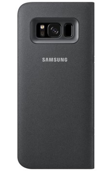 Samsung LED View Book Cover für Galaxy S8 Plus (schwarz)