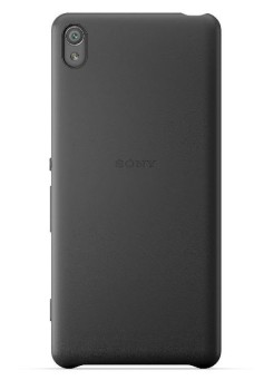 Sony - SBC26 Style Cover - Silikon Case/Handyhülle für Xperia XA (schwarz)