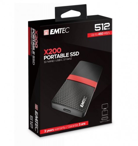 Emtec X200 Portable SSD 512GB