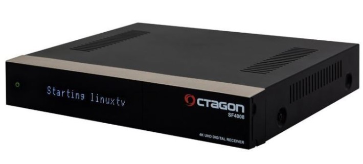 Octagon SF4008 Triple 4K E2 UHD 2160p Linux Receiver 2x DVB-C/T2 1x DVB-S2X