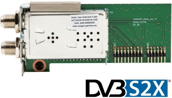 Octagon SF4008 4K UHD DUAL Twin DVB-S2X Tuner H.265