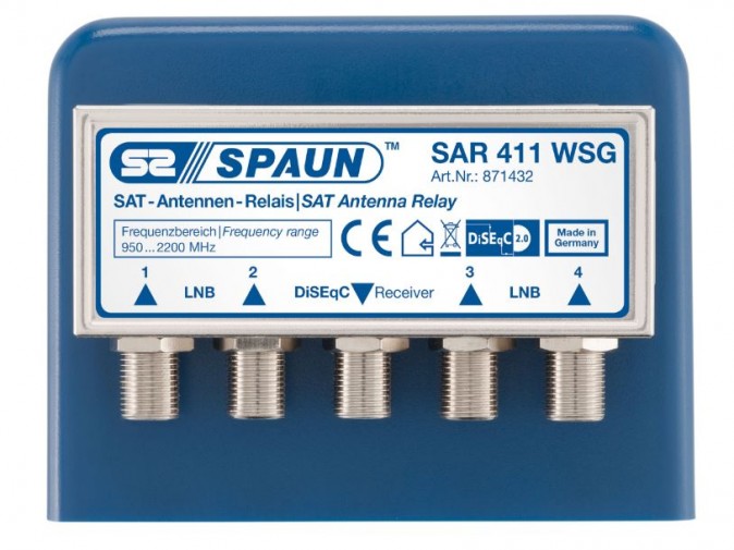 Spaun DiSEqC Schalter 4/1 SAR 411 WSG