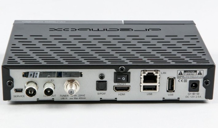 Dreambox DM525 HD Combo Linux E2 Receiver 1x DVB-S2 1x DVB-C/T2