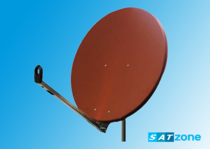 Gibertini Sat-Antenne 85cm Alu Ziegelrot