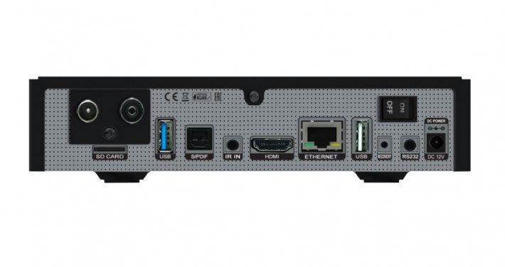 GigaBlue UHD IP 4K Linux E2 UHD Receiver mit Dual DVB-C/T2 Tuner
