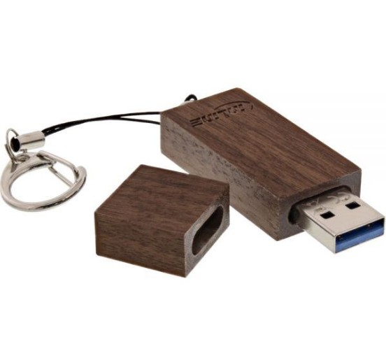 InLine woodstick 3.0 USB Stick 16GB, Walnuss