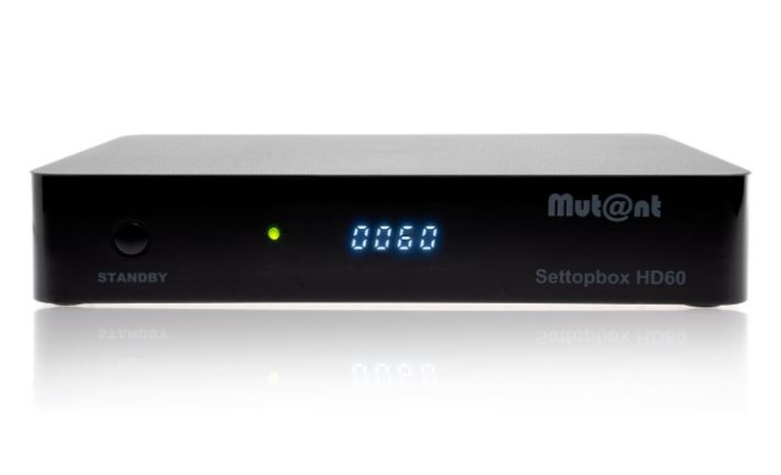 Mutant HD60 4K Linux E2 1x DVB-S2X MultiStream Tuner UHD Sat Receiver
