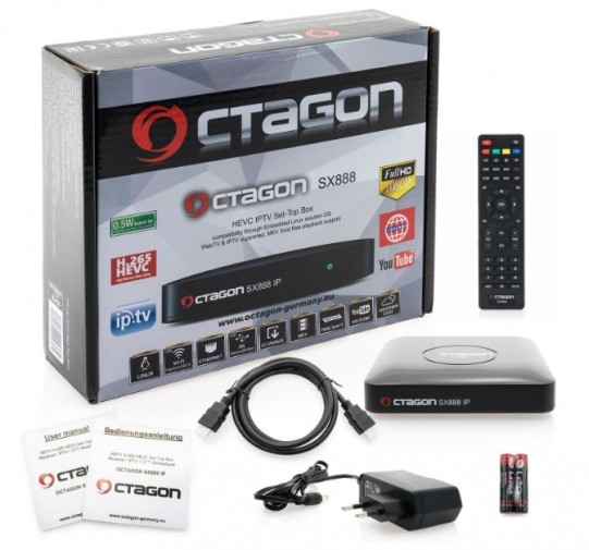 Octagon SX888 IP H.265 HD IPTV Set-Top-Box