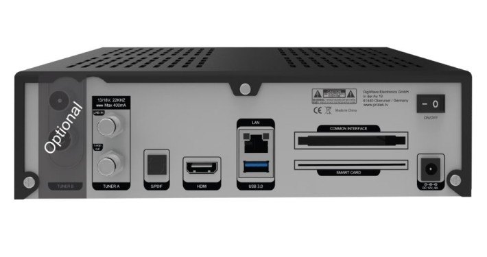 Protek 4K UHD V2 Linux E2 Sat Receiver 1x DVB-S2X & 1x Dual DVB-S2X Tuner