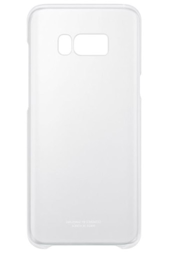 Samsung EF-QG955CS Clear Cover/Handyhülle für Galaxy S8 Plus (silber)