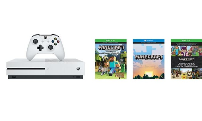 Microsoft Xbox One S 500GB Konsole - Minecraft Favorites Bundle